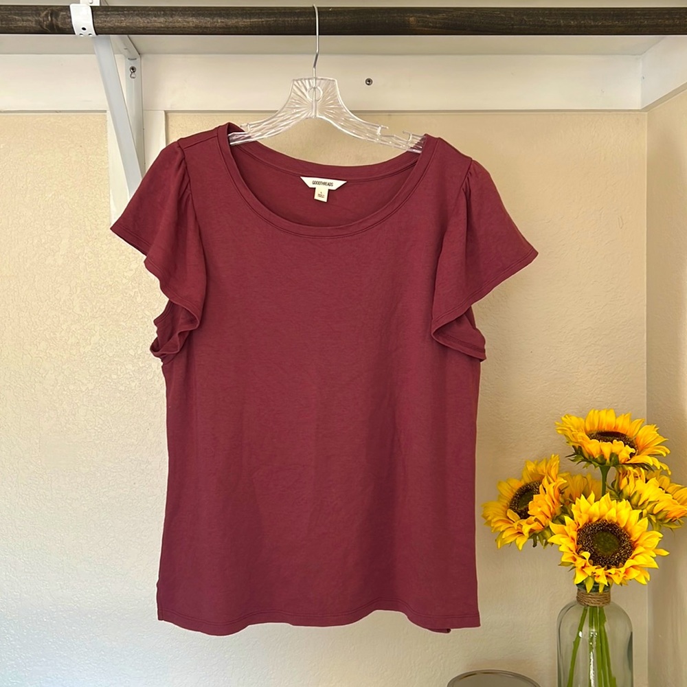 Women’s Size Large Goodthreads Light Burgundy Top